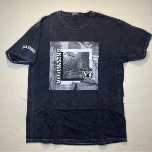 Jack Daniels Black Graphic T-Shirt for Men